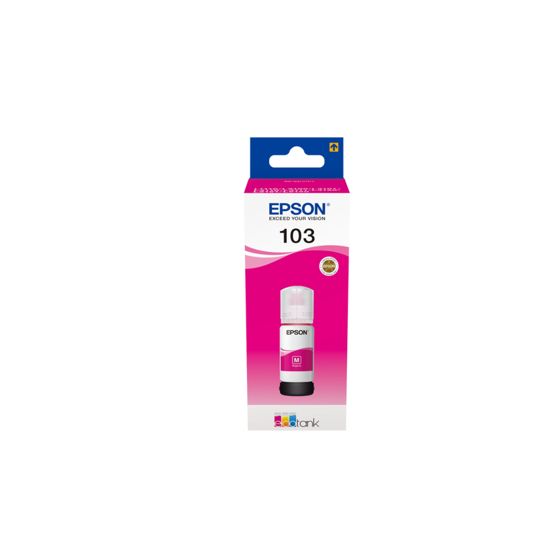 Чорнило Epson 103 for EcoTank Magenta ink bottle 65ml (C13T00S34A)